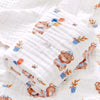 KASSY POP Kids Muslin Cotton Bath Towel, Blanket, Swaddle,105 X 105 cm -  Teddy Balloon