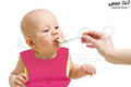 Waterproof Silicone Roll-up Baby Feeding Bibs with Crumb Catcher, Food Catching Pocket, Washable, Food Grade, BPA Free, Adjustable Neck Loop, Dark Pink