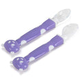 Kassy Pop Curated Just for You Baby Silicone Feeding Spoon (Purple, One Size)