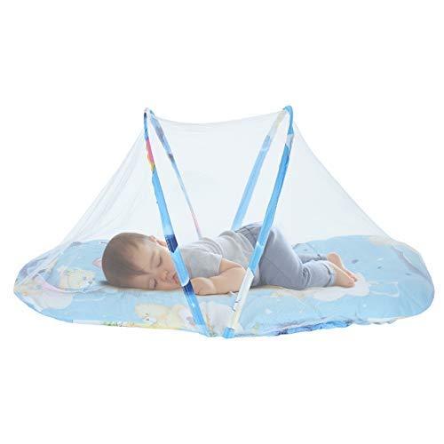 Kassy Pop Protective Baby Bedding with a Mosquito Net, Thick & Comfortable Cotton Bedding with a Pillow, Must Have for Baby Boys and Girls (0-24 Months)