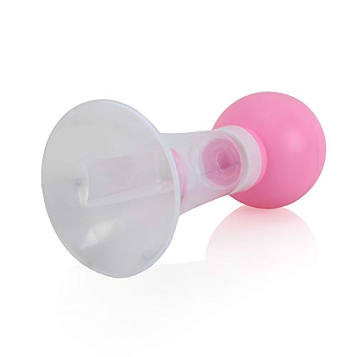 KASSY POP Curated Just for You Silicone Manual Baby Breastfeeding Pump (Pink, One Size)