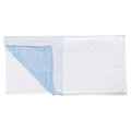 KASSY POP CURATED JUST FOR YOU 2 Tone Fleece Multipurpose Blanket Wrapping Sheets Swaddles (Blue)