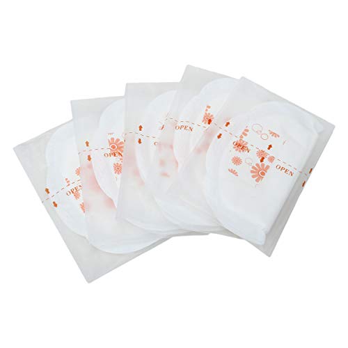 KASSY POP Super Absorbent Cotton Anti-Bacterial Disposable Maternity Breast Pads with Leak Guards (Pack of 24 Pieces)