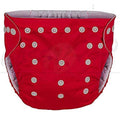 Kassy Pop 3 in 1 Reusable Cloth Diaper for with 3-Layer Microfiber Insert, (0-36 Months) - Red