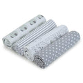 KASSY POP CURATED JUST FOR YOU Cotton Flannel Receiving Baby Blankets/Wrapping Sheets/Swaddles/Nursing Covers (Newborn to 1.5 Years) -Pack of 4