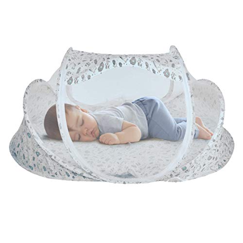 KASSY POP CURATED JUST FOR YOU Protective Thick and Comfortable Cotton Baby Bedding with Mosquito Net and Pillow for Baby Boys and Girls (0-24 Months)