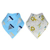KASSY POP CURATED JUST FOR YOU Baby Bandana Drool Soft Material, Adsorbing Bibs, Adjustable Size, Pack of 2