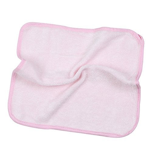 KASSY POP CURATED JUST FOR YOU Baby Square Cotton Organic Bamboo Absorbent Reusable Face Towels, 10x10 Inches/0-18 Months (Multicolour) - Pack of 6
