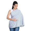 KASSY POP CURATED JUST FOR YOU Multi Use Nursing Breathable and Stretchy Breastfeeding Scarf and Shawl Cover (Grey)