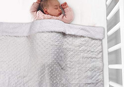 KASSY POP CURATED JUST FOR YOU Bubble Fleece Multipurpose Blanket Wrapping Sheets Swaddles (White)