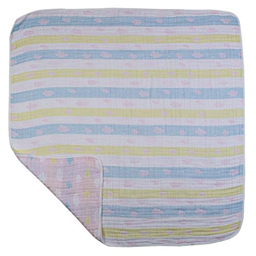 Kassy Pop Premium 2 Layer 100% Muslin Cotton Baby Swaddle Blanket, Jacquard Cotton Bed & Receiving Blanket/Swaddler, Unisex, Lightweight, Soft and Suitable for All Seasons for New-Born to Toddler