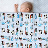 Kassy Pop Plush Super Soft Organic Microfiber Fleece Baby Blankets for Infants & Toddlers, Unisex, 30 x 40 Inches, Warm for Use in Winters, Air Conditioned Rooms, 0-2 Years