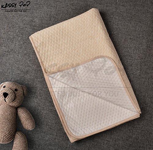 Waterproof Baby Bed Pads, Mattress Protector. Soft and Lightweight with Soft Cotton Surface