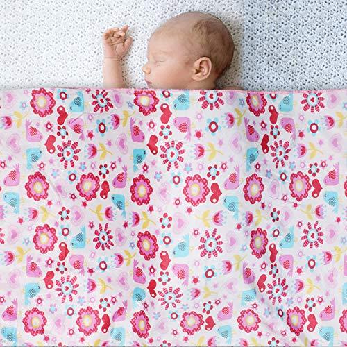 KASSY POP CURATED JUST FOR YOU Plush Super Soft Organic Microfiber Fleece Blankets for Babies (30 x 40 Inches, 0-2 Years)