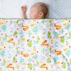 KASSY POP CURATED JUST FOR YOU Plush Super Soft Organic Microfiber Fleece Baby Blankets (30 x 40 Inches, 0-2 Years)